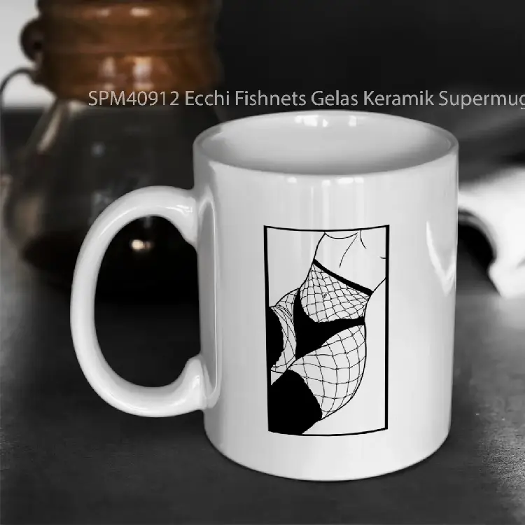 SPM40912 Ecchi Fishnets Gelas Keramik Supermug