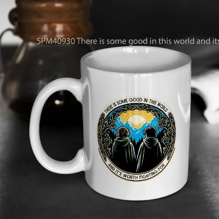 SPM40930 There is some good in this world and its worth fighting for Sunrise Fantasy Gelas Keramik Supermug