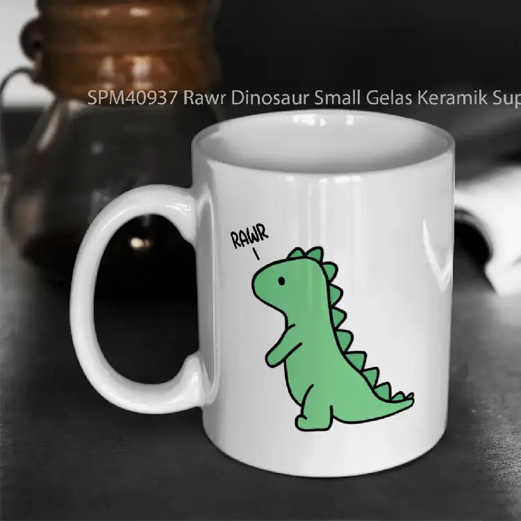 SPM40937 Rawr Dinosaur Small Gelas Keramik Supermug