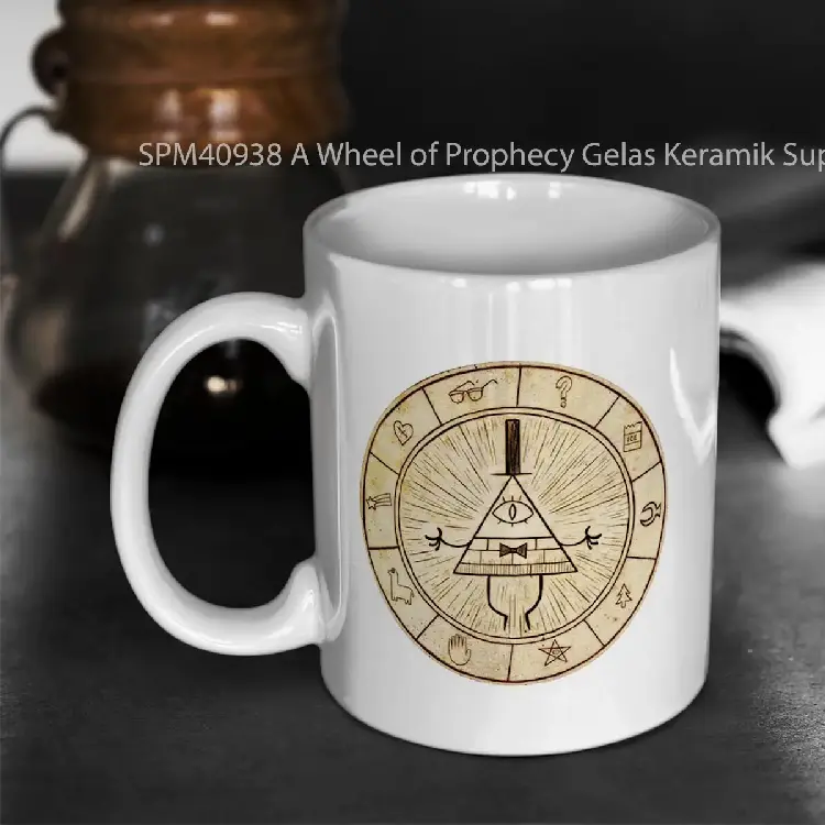 SPM40938 A Wheel of Prophecy Gelas Keramik Supermug