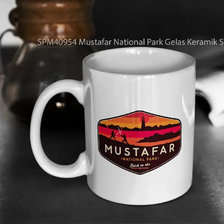 SPM40954 Mustafar National Park Gelas Keramik Supermug