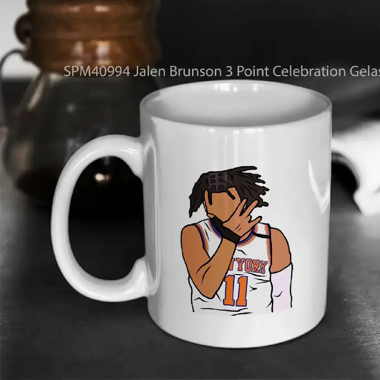 SPM40994 Jalen Brunson 3 Point Celebration Gelas Keramik Supermug