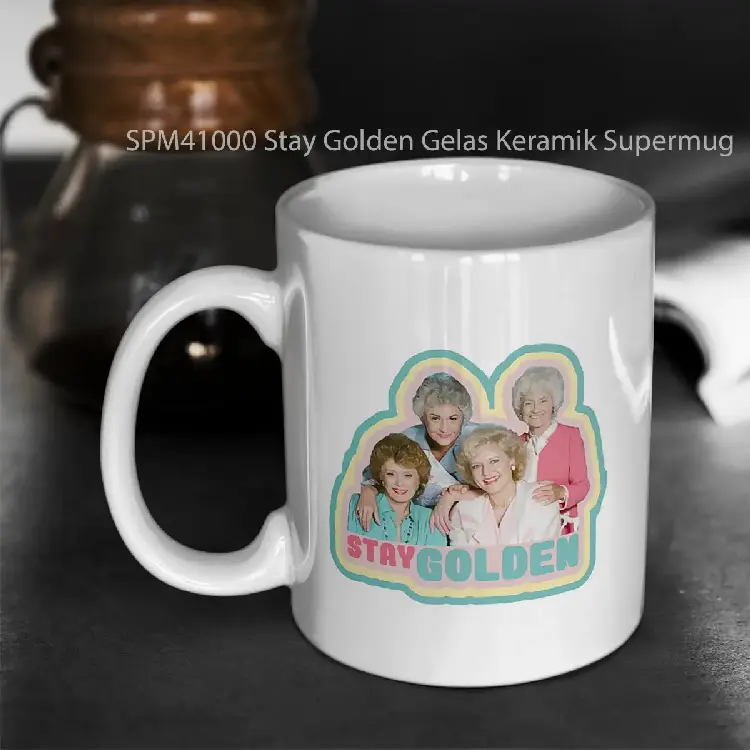 SPM41000 Stay Golden Gelas Keramik Supermug