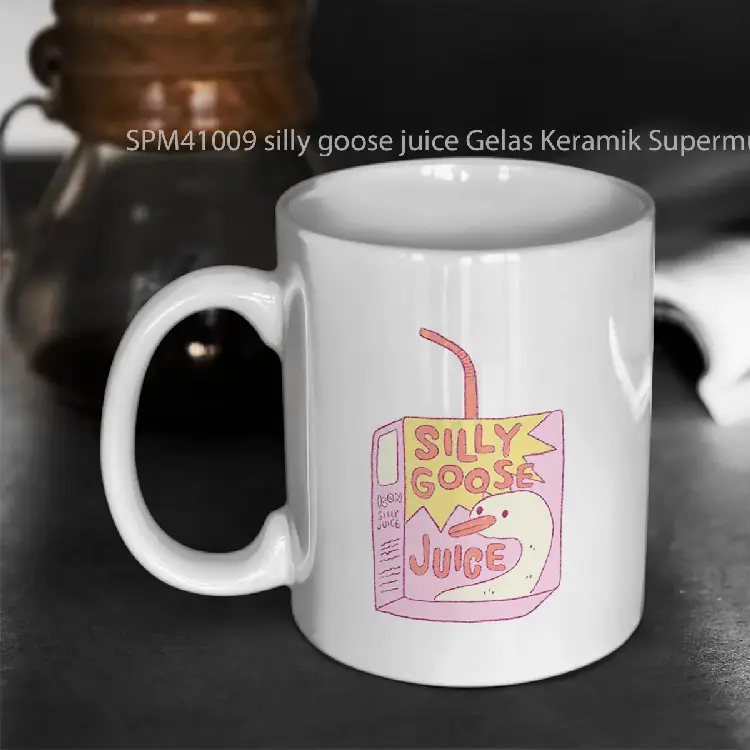 SPM41009 silly goose juice Gelas Keramik Supermug