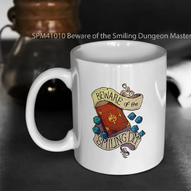 SPM41010 Beware of the Smiling Dungeon Master Gelas Keramik Supermug