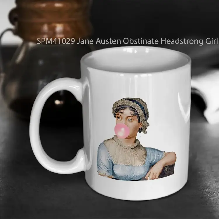 SPM41029 Jane Austen Obstinate Headstrong Girl Gelas Keramik Supermug