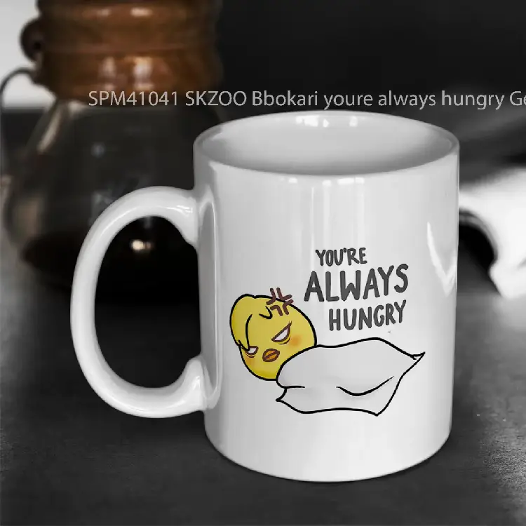 SPM41041 SKZOO Bbokari youre always hungry Gelas Keramik Supermug