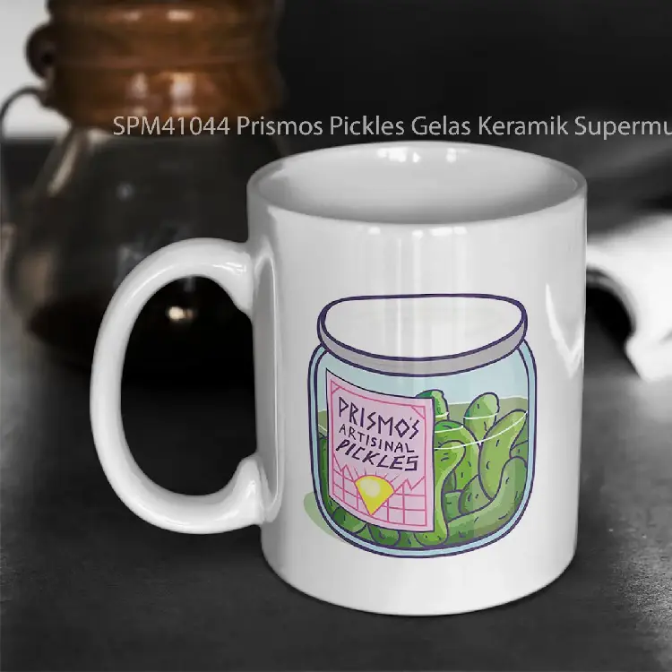 SPM41044 Prismos Pickles Gelas Keramik Supermug