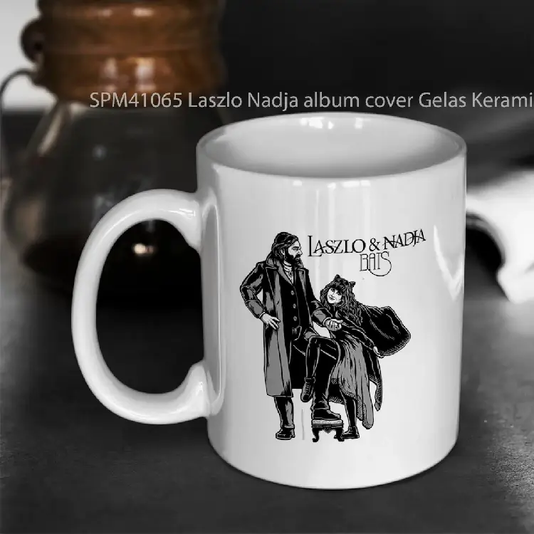 SPM41065 Laszlo Nadja album cover Gelas Keramik Supermug