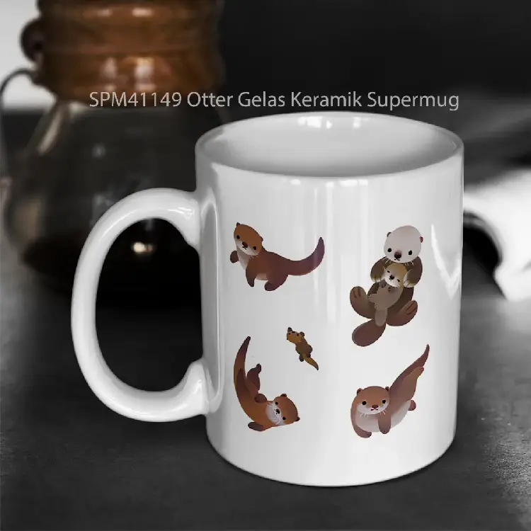 SPM41149 Otter Gelas Keramik Supermug