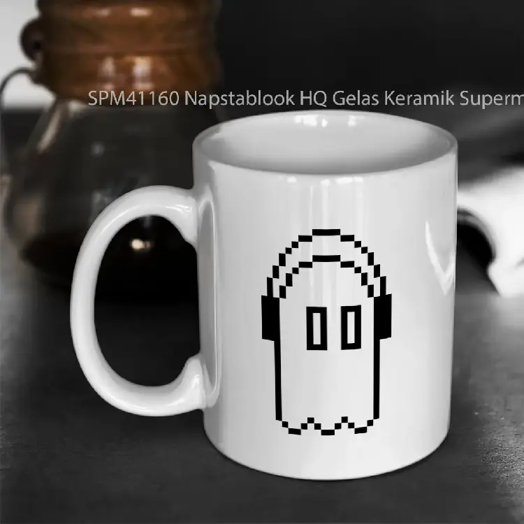 SPM41160 Napstablook HQ Gelas Keramik Supermug