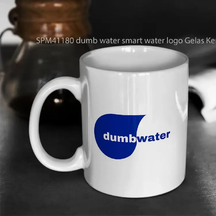SPM41180 dumb water smart water logo Gelas Keramik Supermug