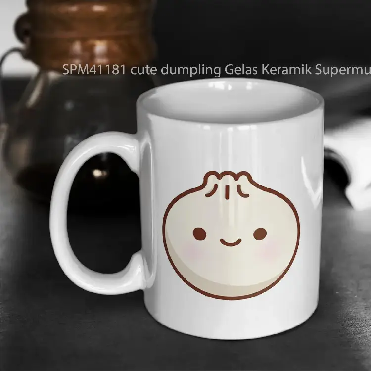 SPM41181 cute dumpling Gelas Keramik Supermug