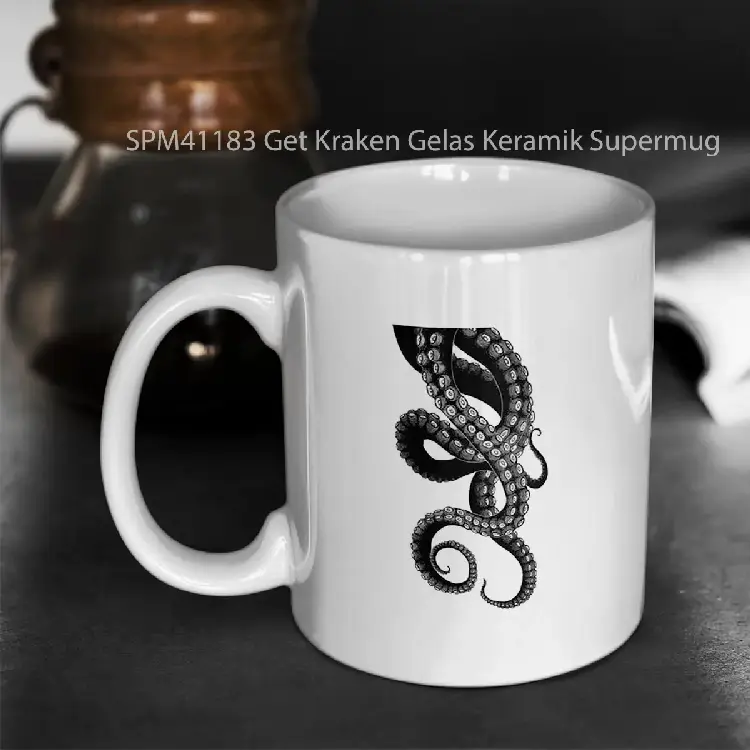SPM41183 Get Kraken Gelas Keramik Supermug