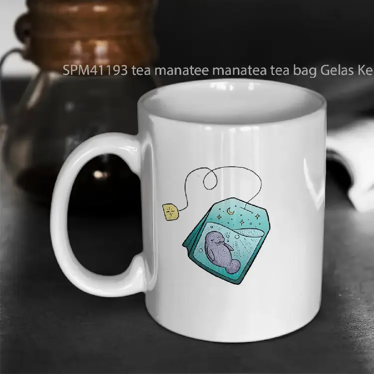 SPM41193 tea manatee manatea tea bag Gelas Keramik Supermug