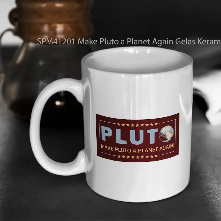 SPM41201 Make Pluto a Planet Again Gelas Keramik Supermug