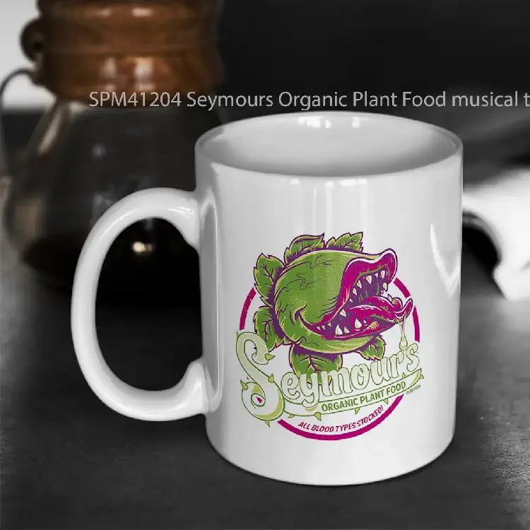 SPM41204 Seymours Organic Plant Food musical theatre vintage cult movie Gelas Keramik Supermug