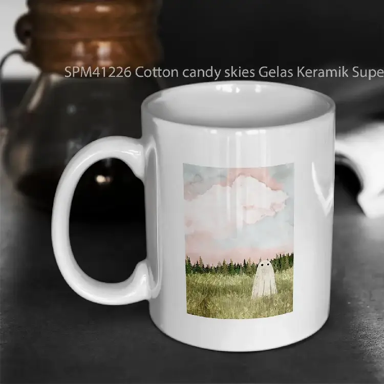 SPM41226 Cotton candy skies Gelas Keramik Supermug