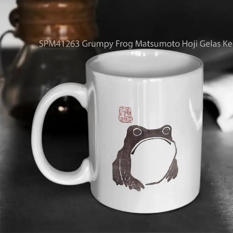 SPM41263 Grumpy Frog Matsumoto Hoji Gelas Keramik Supermug