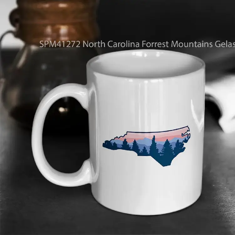 SPM41272 North Carolina Forrest Mountains Gelas Keramik Supermug