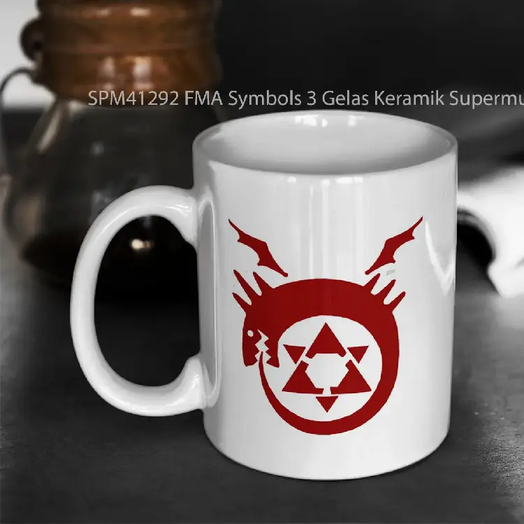 SPM41292 FMA Symbols 3 Gelas Keramik Supermug