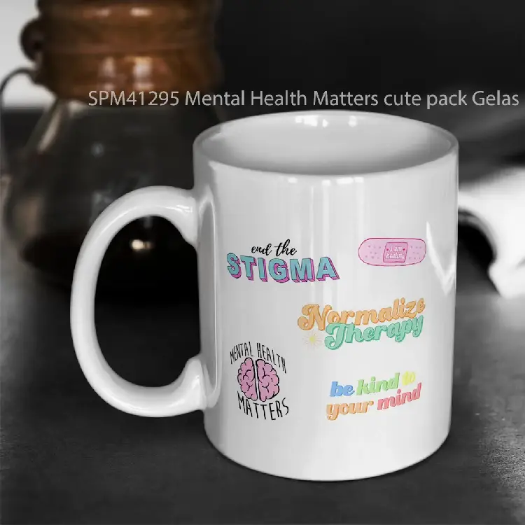SPM41295 Mental Health Matters cute pack Gelas Keramik Supermug