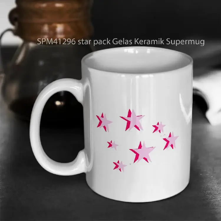 SPM41296 star pack Gelas Keramik Supermug