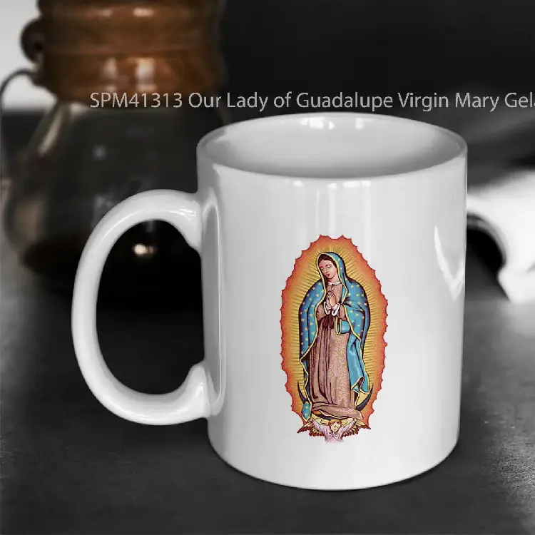 SPM41313 Our Lady of Guadalupe Virgin Mary Gelas Keramik Supermug
