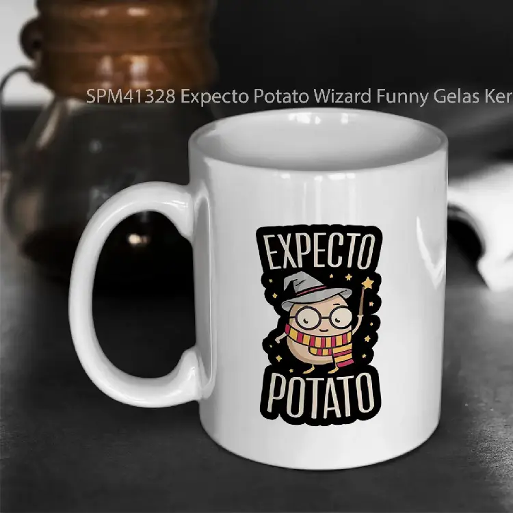 SPM41328 Expecto Potato Wizard Funny Gelas Keramik Supermug