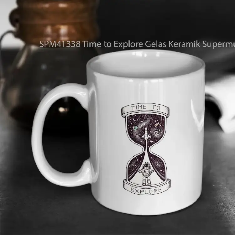SPM41338 Time to Explore Gelas Keramik Supermug