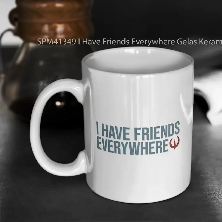 SPM41349 I Have Friends Everywhere Gelas Keramik Supermug