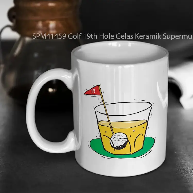 SPM41459 Golf 19th Hole Gelas Keramik Supermug