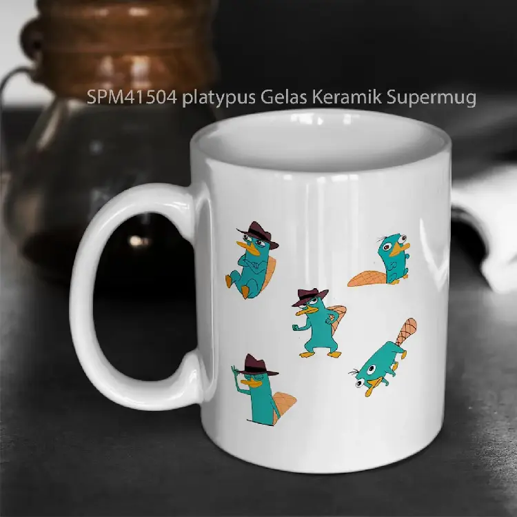SPM41504 platypus Gelas Keramik Supermug