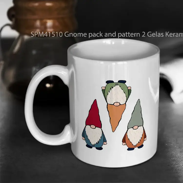 SPM41510 Gnome pack and pattern 2 Gelas Keramik Supermug