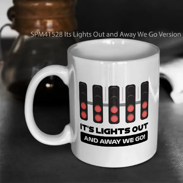 SPM41528 Its Lights Out and Away We Go Version 2 Gelas Keramik Supermug