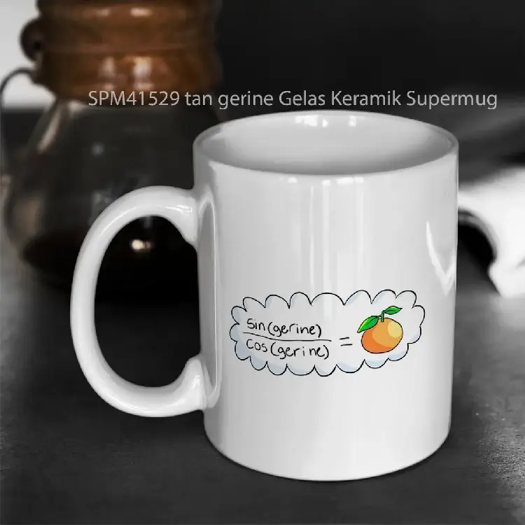 SPM41529 tan gerine Gelas Keramik Supermug