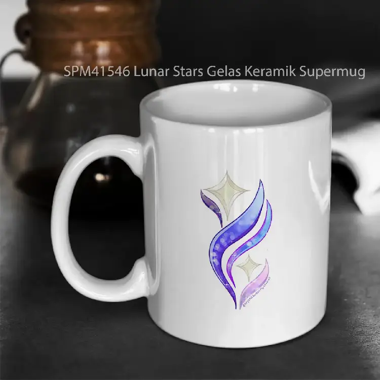 SPM41546 Lunar Stars Gelas Keramik Supermug