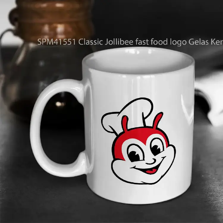 SPM41551 Classic Jollibee fast food logo Gelas Keramik Supermug