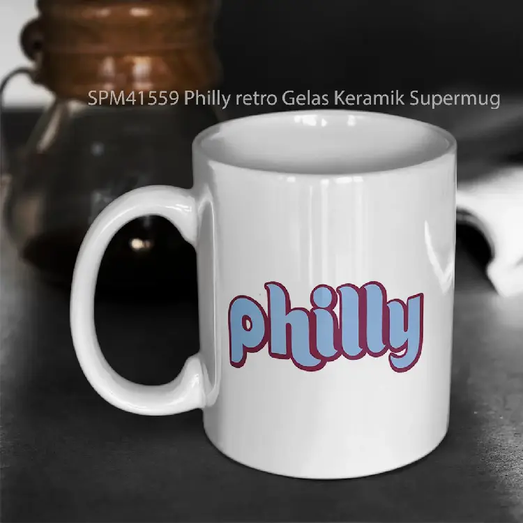 SPM41559 Philly retro Gelas Keramik Supermug