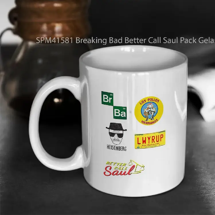 SPM41581 Breaking Bad Better Call Saul Pack Gelas Keramik Supermug