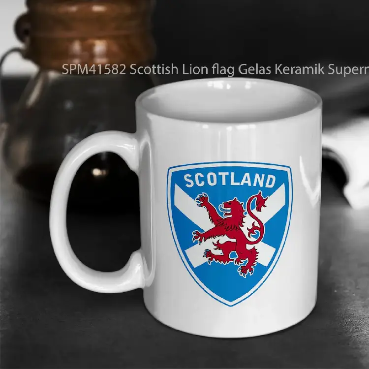 SPM41582 Scottish Lion flag Gelas Keramik Supermug