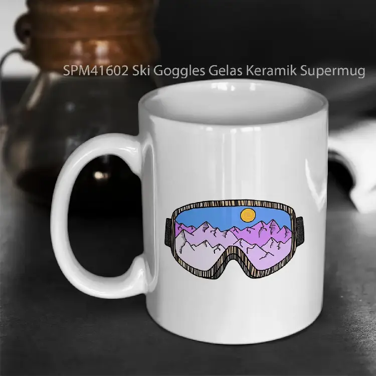 SPM41602 Ski Goggles Gelas Keramik Supermug