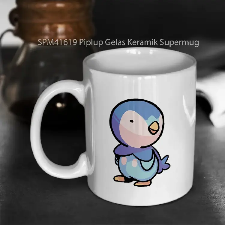 SPM41619 Piplup Gelas Keramik Supermug