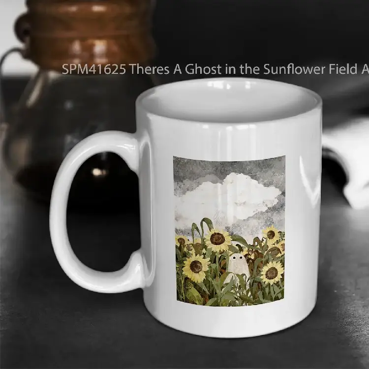 SPM41625 Theres A Ghost in the Sunflower Field Again Gelas Keramik Supermug