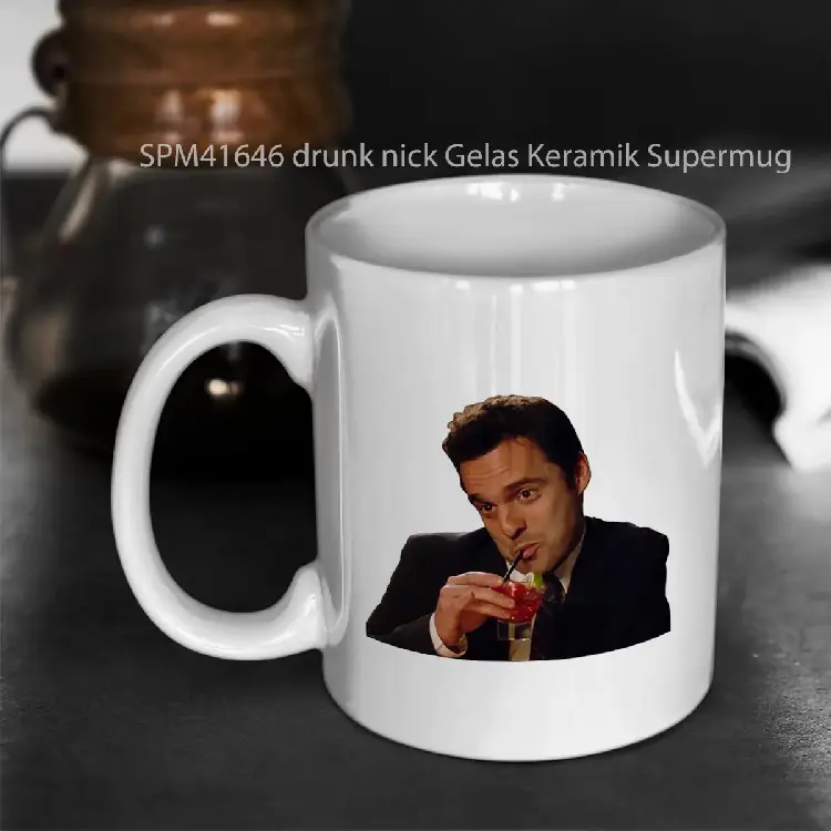 SPM41646 drunk nick Gelas Keramik Supermug