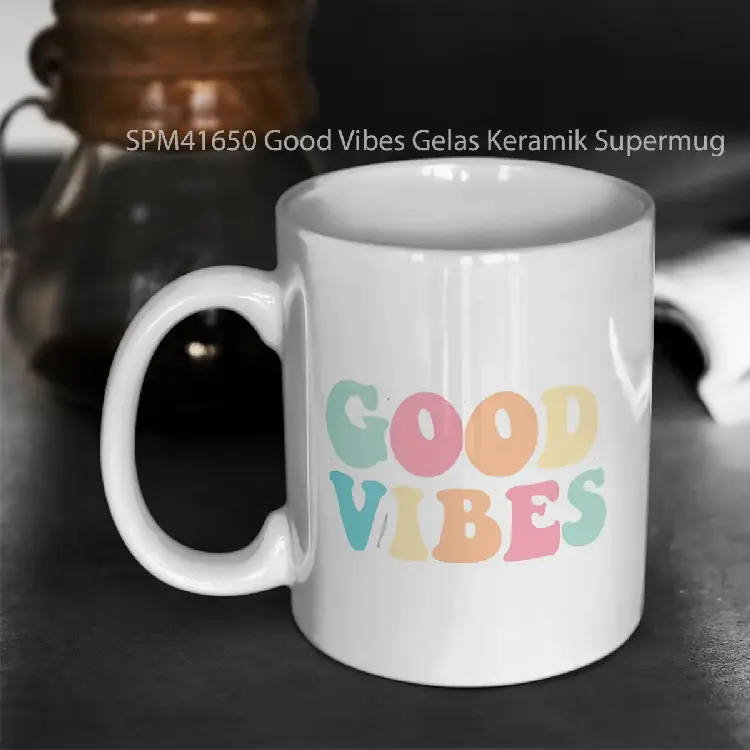 SPM41650 Good Vibes Gelas Keramik Supermug