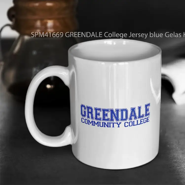 SPM41669 GREENDALE College Jersey blue Gelas Keramik Supermug