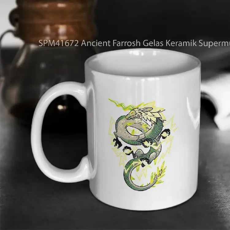 SPM41672 Ancient Farrosh Gelas Keramik Supermug