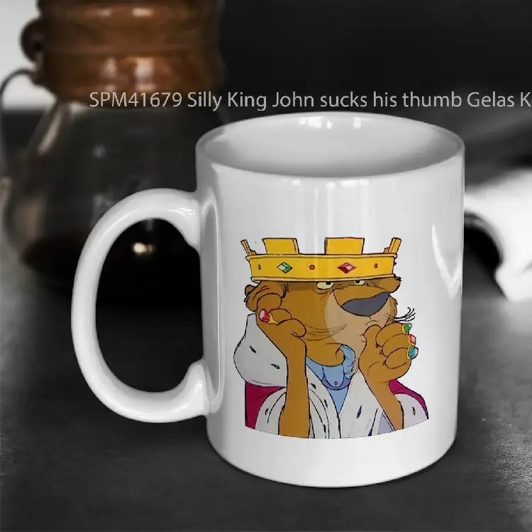 SPM41679 Silly King John sucks his thumb Gelas Keramik Supermug