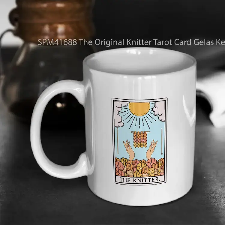 SPM41688 The Original Knitter Tarot Card Gelas Keramik Supermug
